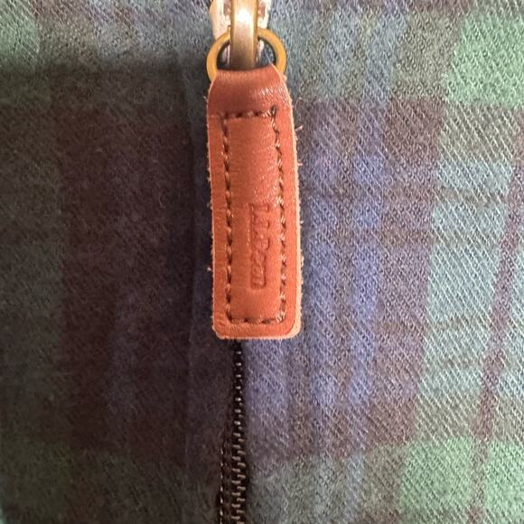 L L Bean Womens Scotch Plaid Full Zip Flannel Hoodie Shirt Shacket Chore Cabin - Picture 7 of 11